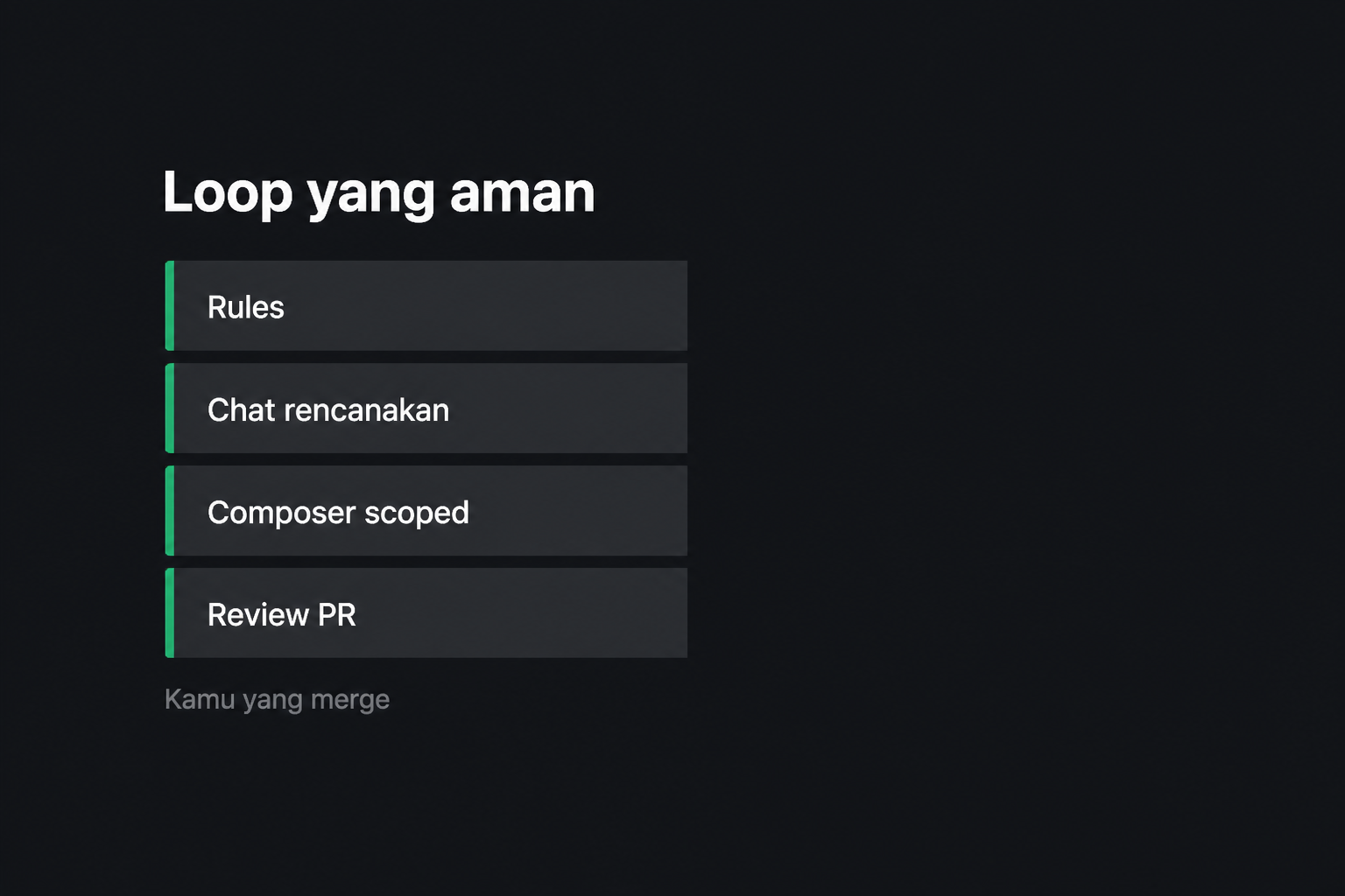 Loop yang aman